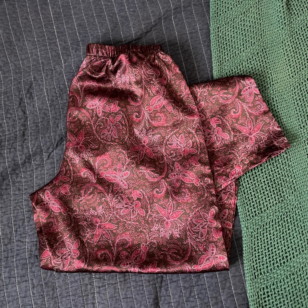 Reitmans Paisley Satin Trousers Medium